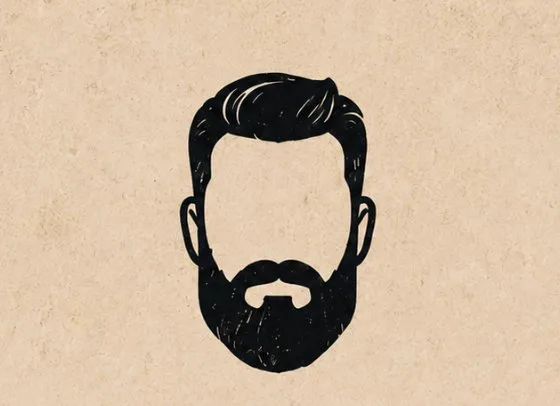 Rasiermesser – Illustration zur Bartpflege